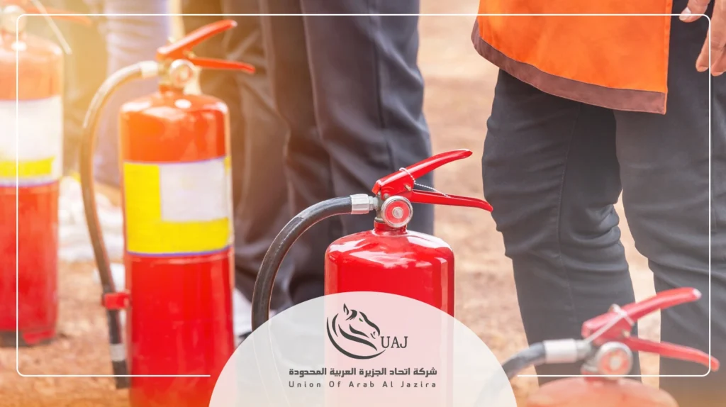 استخدامات طفايات الحريق